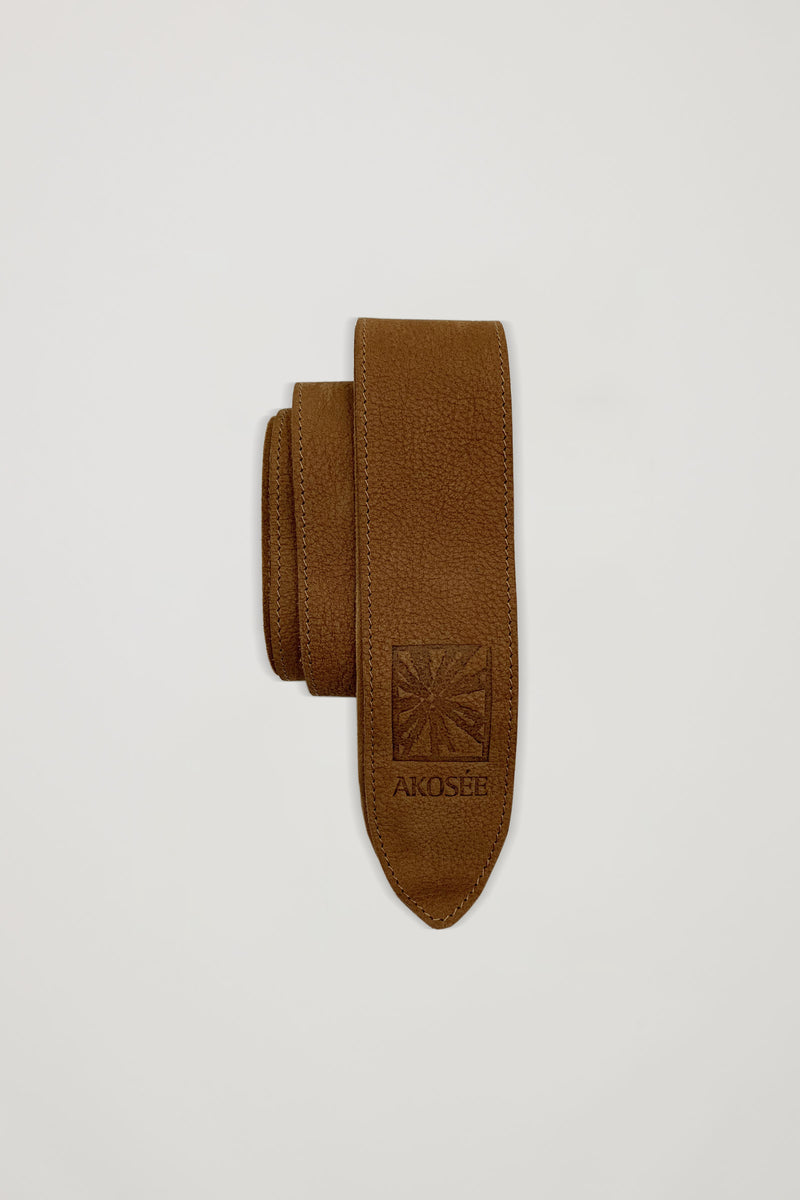 Akosée Leather Tie Belt